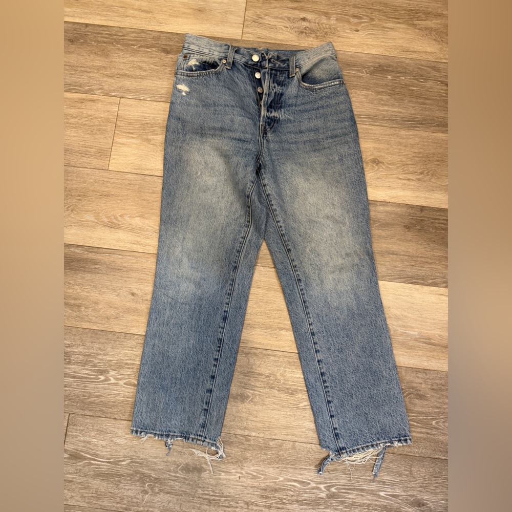 Pistola Charlie High Rise Straight Denim Jeans Pursue 28